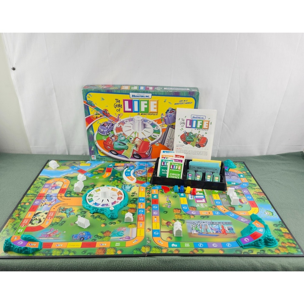 Monsters Inc The Game of Life in Monstropolis Disney Pixar 2001 - Complete